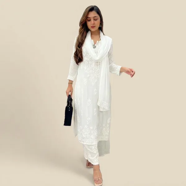 Premium_White_Muslin_Embroidered_Kurti_Set_With_Palazzo_And_Dupatta