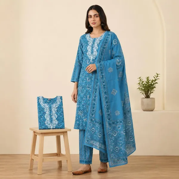 blue_printed_kurta_set_for_women