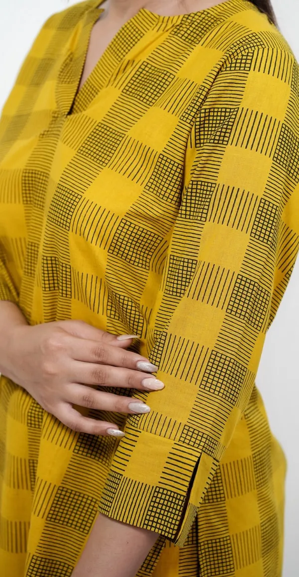 Mustard_Yellow_Checked_Cotton_Co-Ord_Set_Casual_Daily_Wear