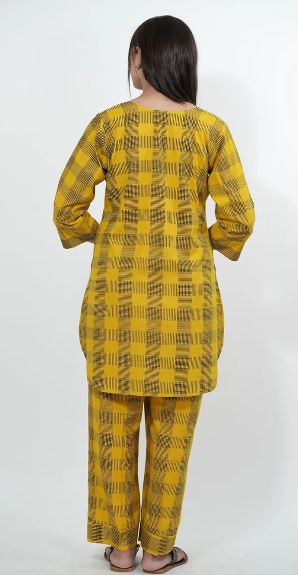Mustard_Yellow_Checked_Cotton_Co-Ord_Set_Casual_Daily_Wear