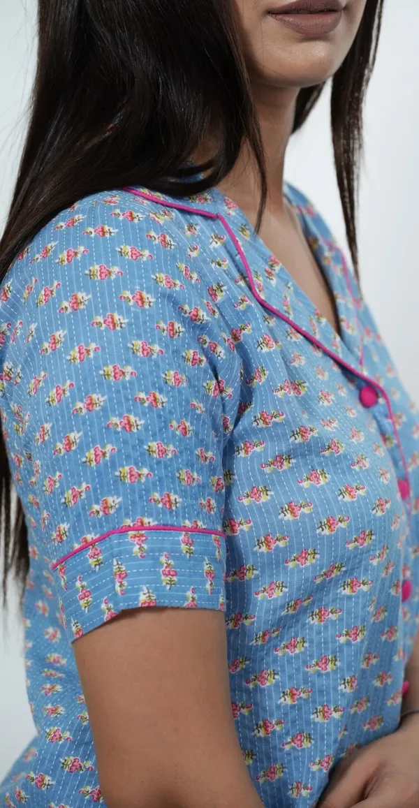 Blue_Printed_Night_Suit_Casual_Comfortable_Nightwear_Top_Bottom