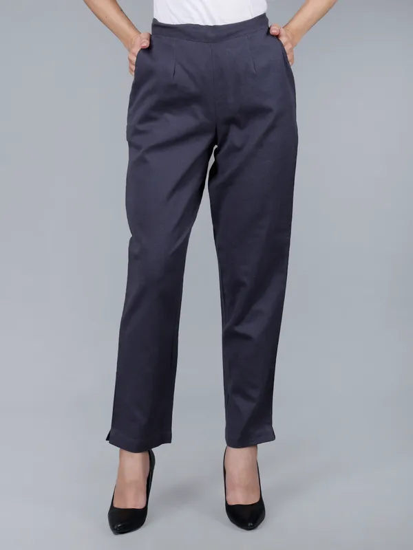 Smoke_Grey_Cotton_High-Waist_Ankle-Length_Trousers_For_Women