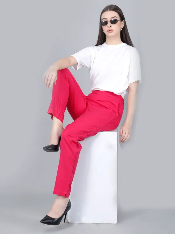 Rani_Pink_Cotton_High-Waist_Formal_Trousers_For_Women