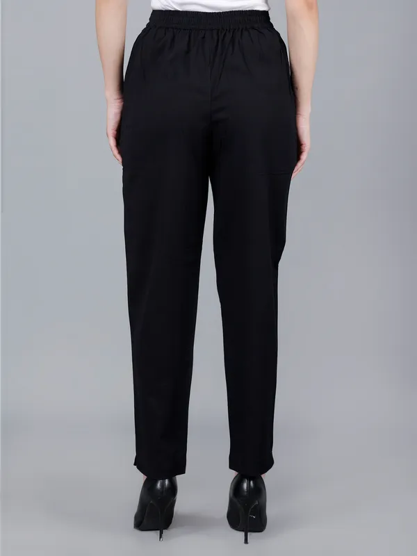 Black_Cotton_Ankle-Length_Formal_Trousers_For_Women