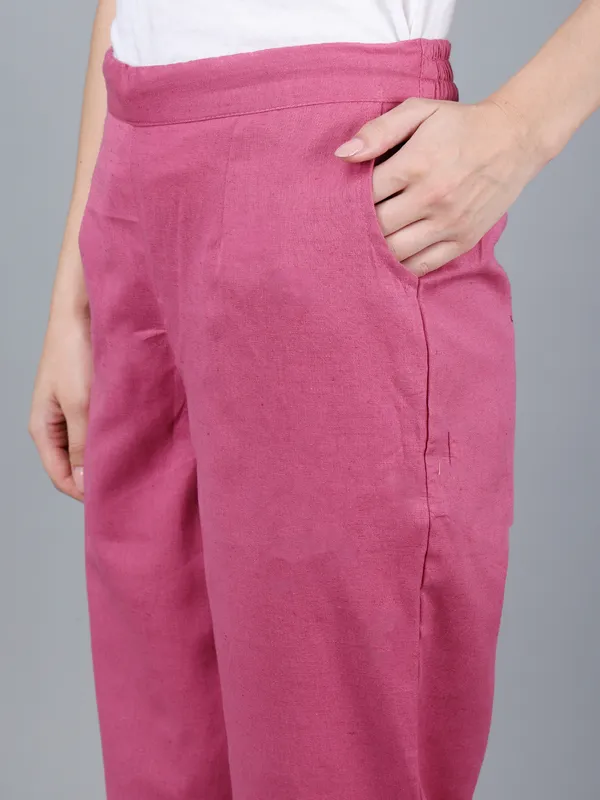 Rose_Taupe_Cotton_Straight_Fit_Pants_For_Women