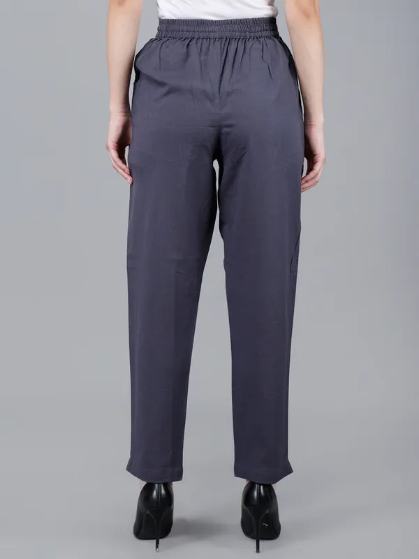 Smoke_Grey_Cotton_High-Waist_Ankle-Length_Trousers_For_Women
