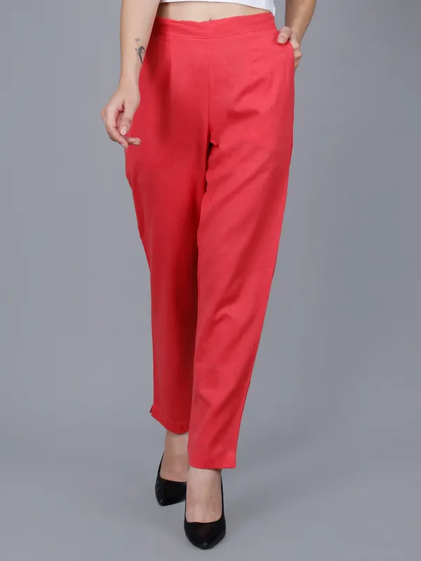 Coral_Cotton_Straight_Fit_Formal_Trousers_For_Women