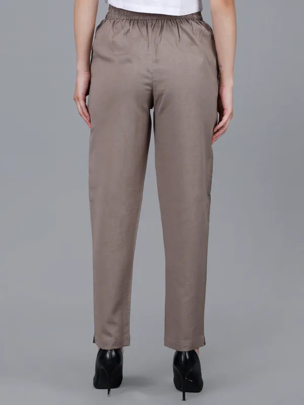 Grey_Cotton_Elastic_Waist_Formal_Trousers_For_Women