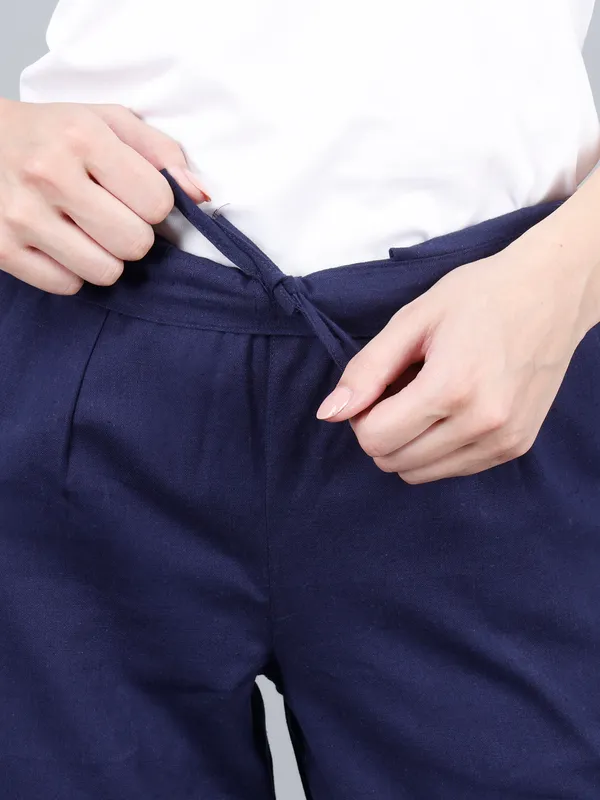 Navy_Blue_Cotton_High-Waist_Wide-Leg_Formal_Trousers_For_Women