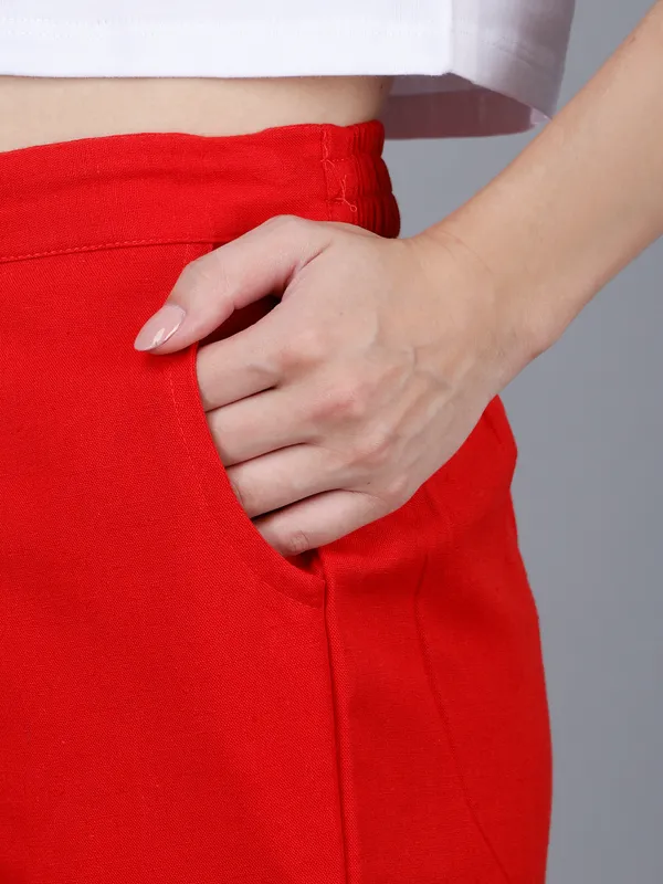 Red_Cotton_High-Waist_Straight_Fit_Trousers_For_Women
