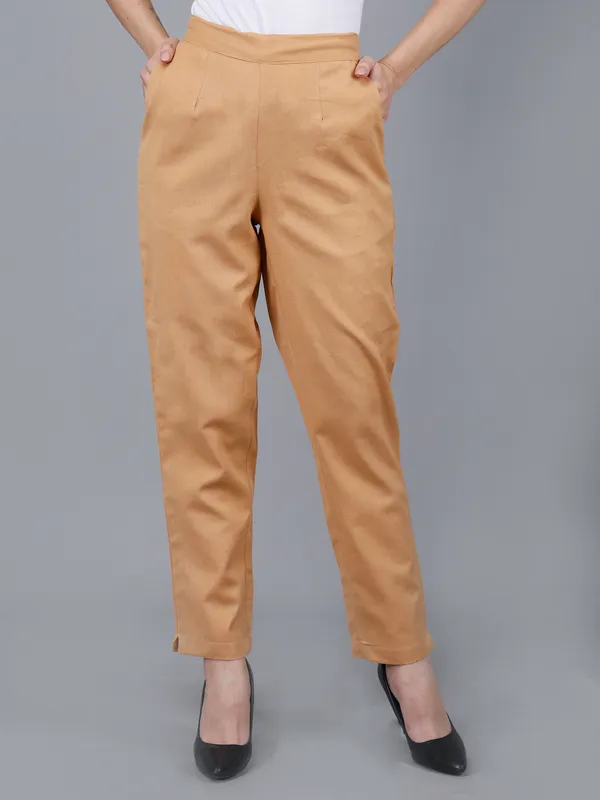 Beige_Cotton_High-Waist_Straight_Fit_Formal_Trousers_For_Women