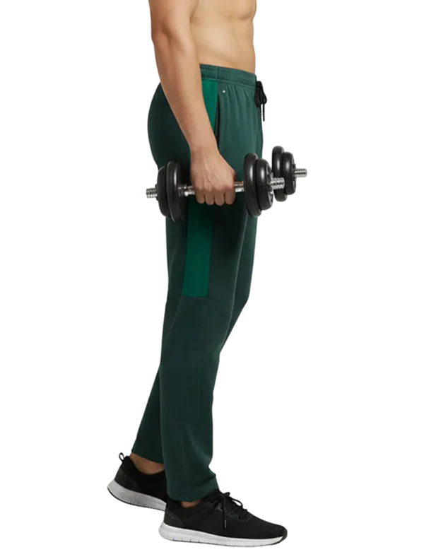 Green_Melange_Cotton_Blend_Slim_Fit_Track_Pants_For_Men