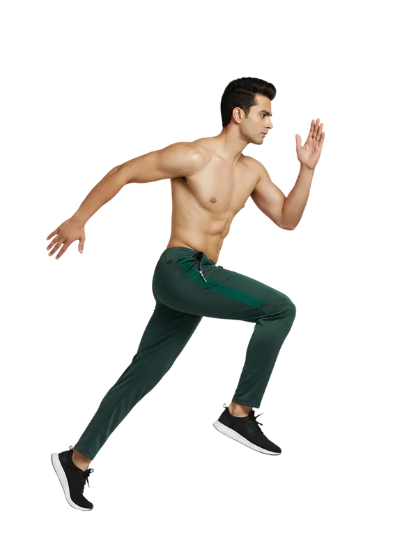 Green_Melange_Cotton_Blend_Slim_Fit_Track_Pants_For_Men
