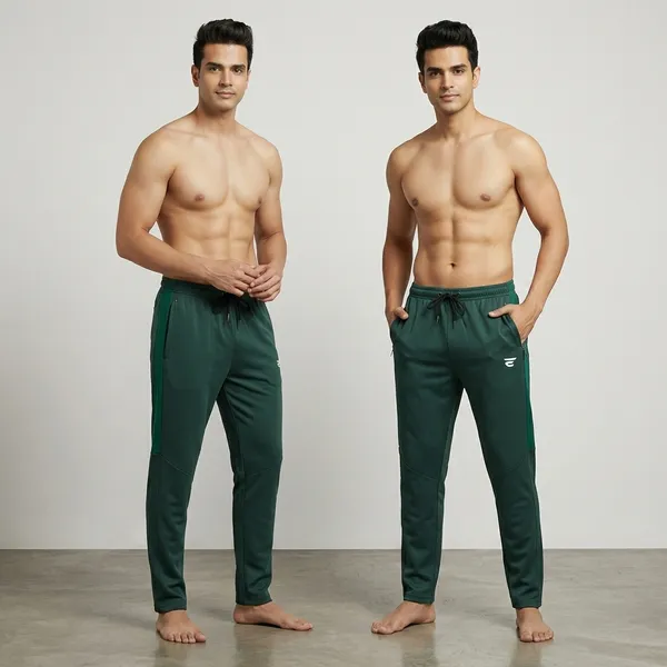 Green_Melange_Cotton_Blend_Slim_Fit_Track_Pants_For_Men