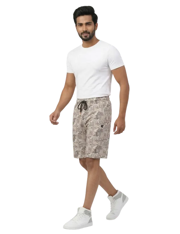 Light_Pink_Brown_Silk_Printed_Shorts_For_Men