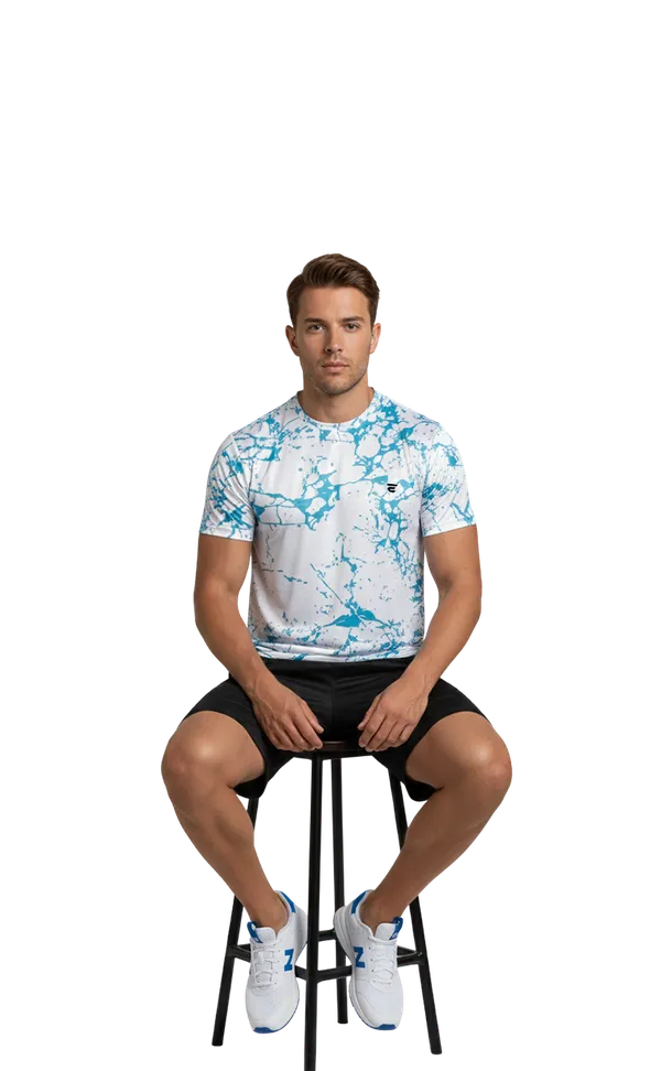 Blue_Cotton_Blend_Round_Neck_Printed_T_Shirt_For_Men