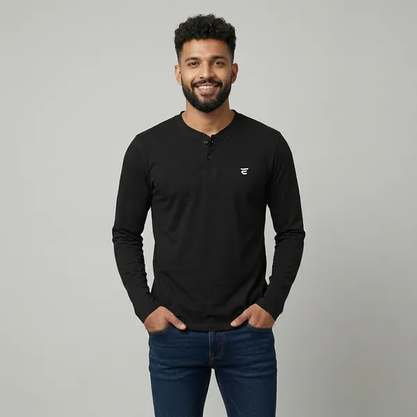 Navy_Blue_Cotton_Blend_Round_Neck_Solid_Full_Sleeve_T_Shirt_For_Men