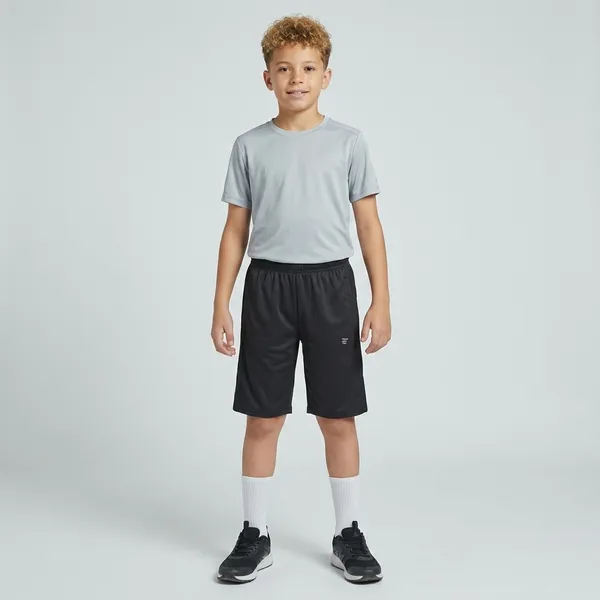 Black_Cotton_Blend_4_Way_Stretch_Side_Mesh_Boys_Shorts_For_Kids