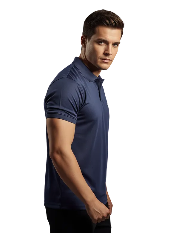 Navy_Blue_Polyester_Polo_Neck_Solid_T_Shirt_For_Men