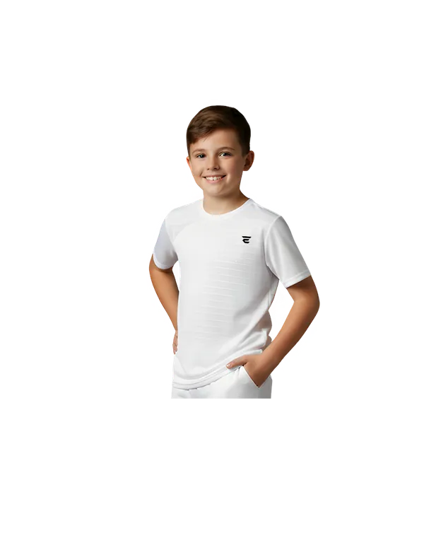 White_Cotton_Round_Neck_Solid_Mesh_T_Shirt_For_Kids