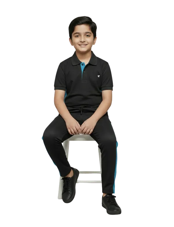 Blue_Cotton_Blend_Stretch_Fit_Boys_Twin_Set_For_Kids