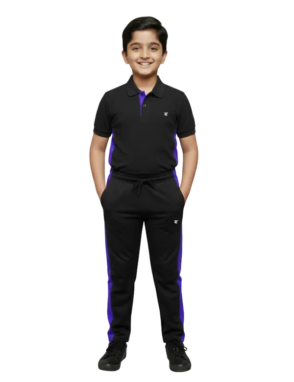 Royal_Blue_Cotton_Blend_Stretch_Fit_Boys_Twin_Set_For_Kids