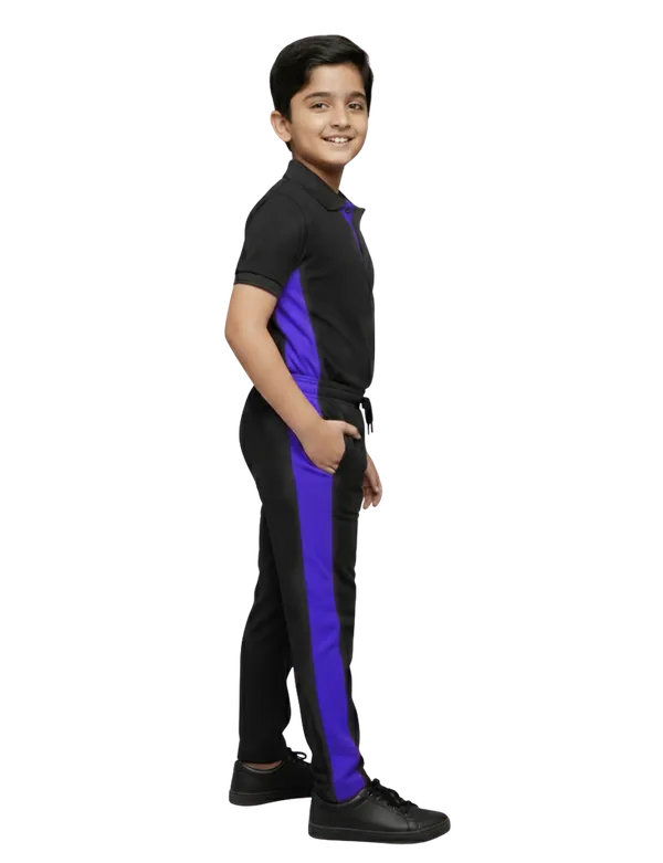 Royal_Blue_Cotton_Blend_Stretch_Fit_Boys_Twin_Set_For_Kids