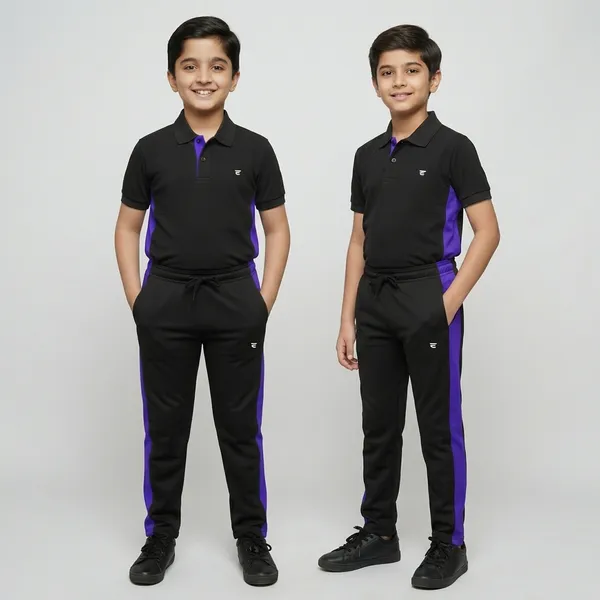 Royal_Blue_Cotton_Blend_Stretch_Fit_Boys_Twin_Set_For_Kids