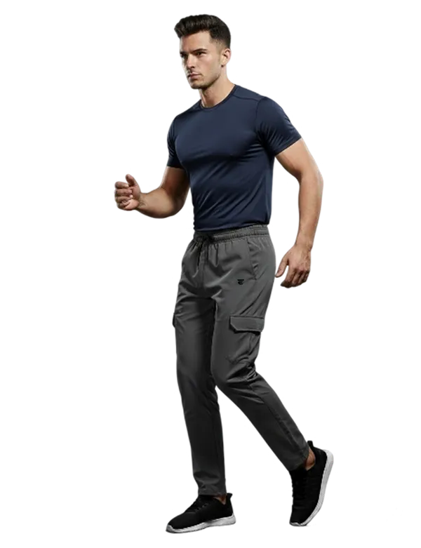 Dark_Grey_Cotton_Blend_Stretch_Fit_Cargo_Pants_For_Men