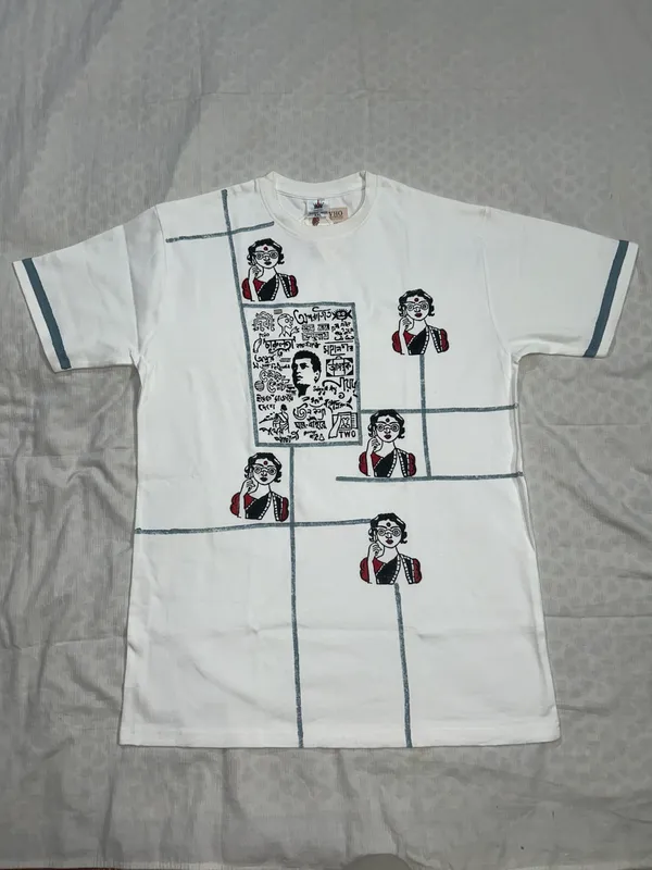 Charulata_Block_Printed_White_T-Shirt
