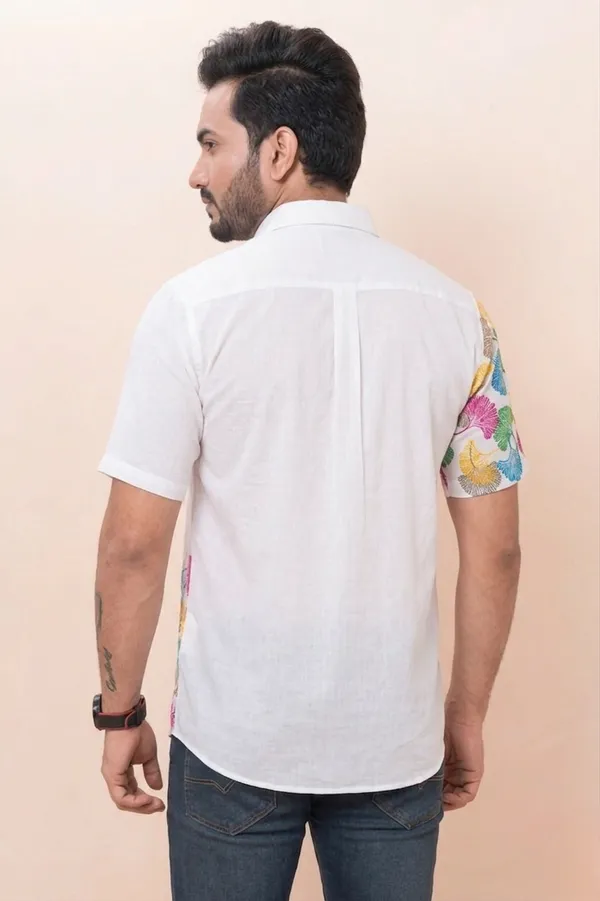 Mushroom_Printed_White_Shirt
