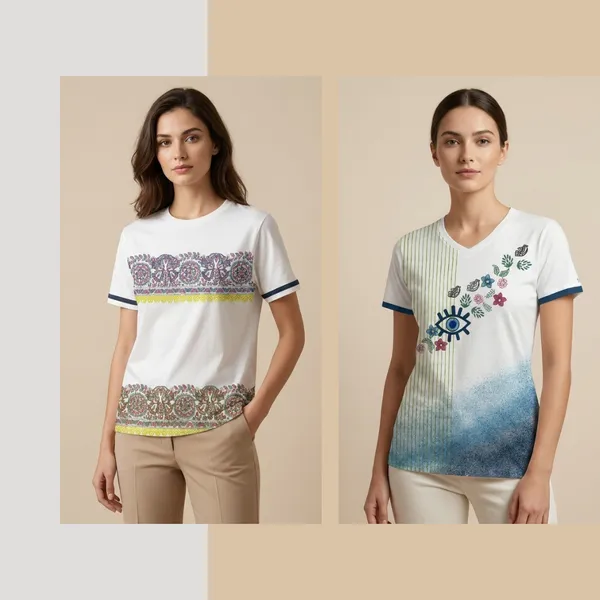 Madhubani_Block_Printed_And_Evil_Eye_Block_Printed_White_T-Shirt_Pack_Of_2
