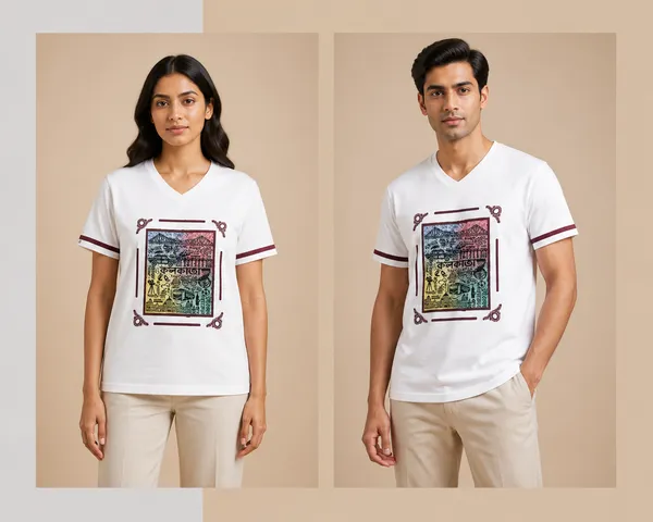 Kolkata_Block_Printed_White_T-Shirt