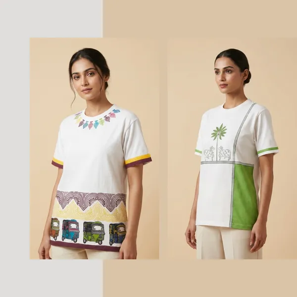 Quirky_Auto_Block_Printed_And_Pichwai_Block_Printed_White_T-Shirt_Pack_Of_2