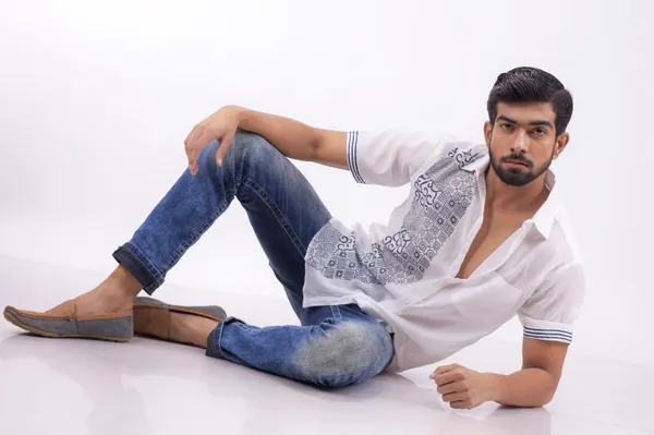 Blue_Box_Printed_And_Blue_Stipes_Printed_White_Shirt_Pack_Of_2
