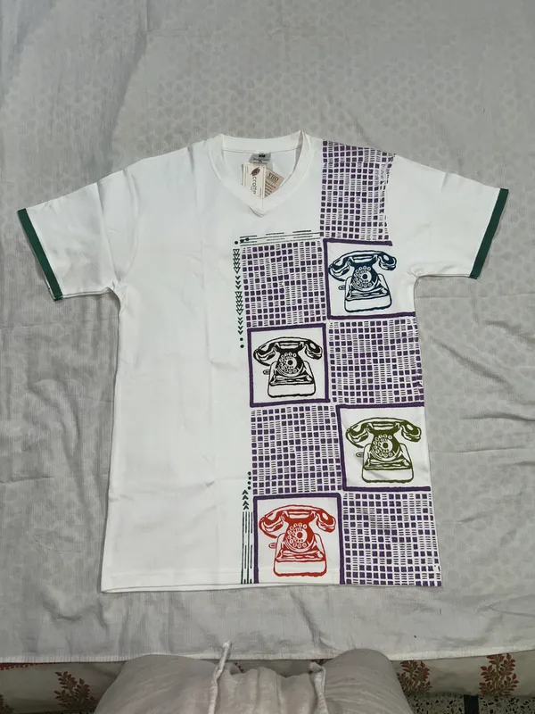 Telephone_Block_Printed_White_T-Shirt