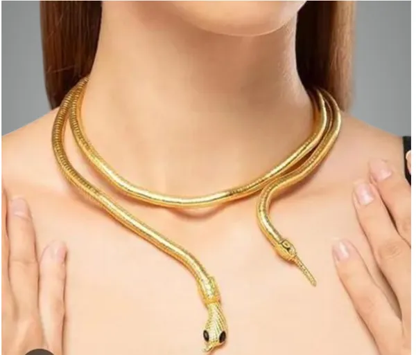 Beautiful_Viper_Snake_Twist_Luxe_Bendable_Adjustable_Multi_Use_Bend_And_Wrap_Choker_Necklace_For_Women