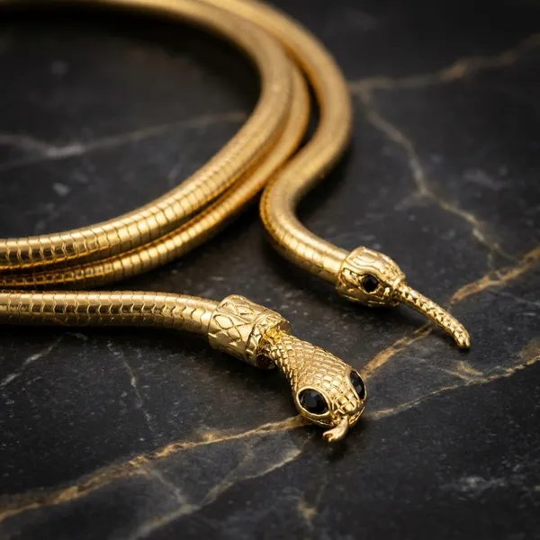 Beautiful_Viper_Snake_Twist_Luxe_Bendable_Adjustable_Multi_Use_Bend_And_Wrap_Choker_Necklace_For_Women