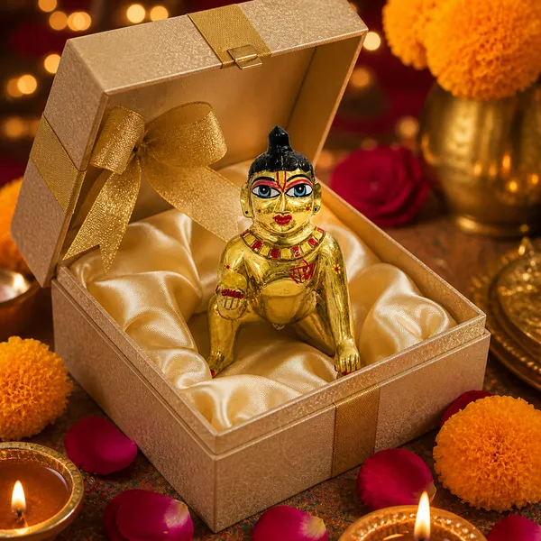 Brass_Laddu_Gopal_Krishna_Idol_-_Gold_Plated_Crawling_Pose