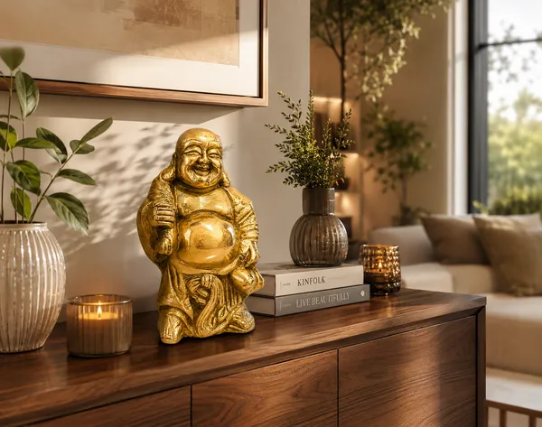 100%_Solid_Brass_Laughing_Buddha_Statue_|_Handmade_Golden_Happy_Buddha_Idol_for_Home,_Office,_Feng_Shui,_Living_Room_&_Prosperity_Décor