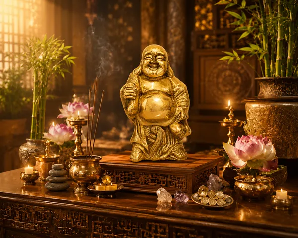 100%_Solid_Brass_Laughing_Buddha_Statue_|_Handmade_Golden_Happy_Buddha_Idol_for_Home,_Office,_Feng_Shui,_Living_Room_&_Prosperity_Décor