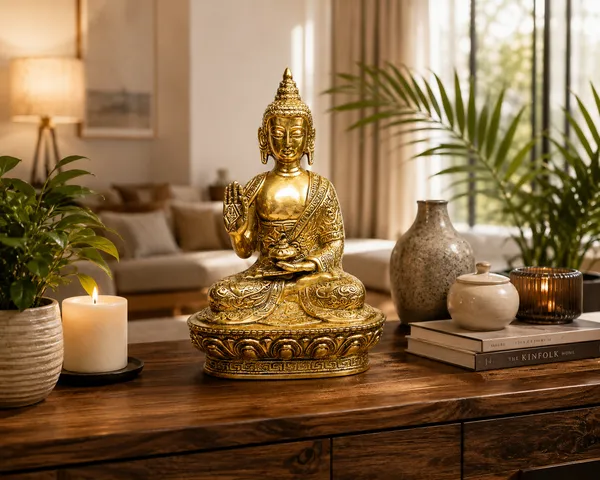 100%_Solid_Brass_Lord_Buddha_Statue_|_1.36_kg_Heavy_Golden_Buddha_Idol_in_Abhaya_Mudra_|_Handmade_Meditation_Buddha_Murti_for_Home_Temple,_Office,_Living_Room,_Yoga_Room_&_Spiritual_Gift