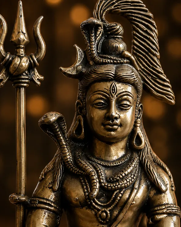 100%_solid_brass_Lord_Shiva_statue_(2.09_kg)_featuring_Trishul,_Shivling_&_Nandi._Handmade_antique_brass_Mahadev_idol_for_home_temple,_office_décor,_meditation_and_gifting.
