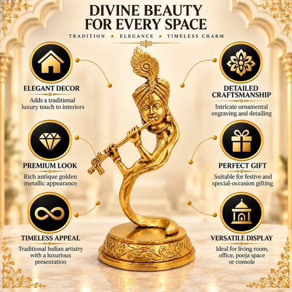 Premium_Brass_Lord_Krishna_Statue_(0.915_kg)_|_Golden_Flute_Krishna_Idol_for_Home_Decor,_Pooja_Room_&_Gifting