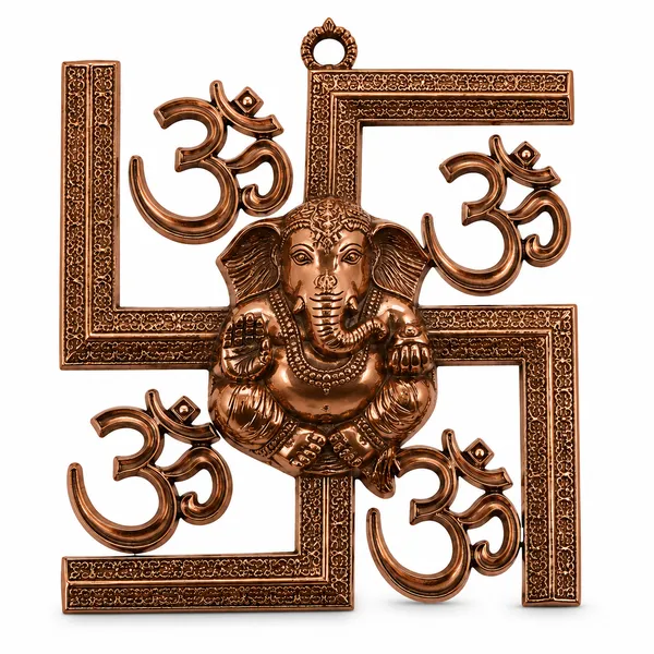 _Ganesha_Wall_Decor_with_Om_Symbols_&_Antique_Copper_Finish_800g_|_Shree_Ganesh_Wall_Hanging_for_Pooja_Room,_Home_&_Entrance