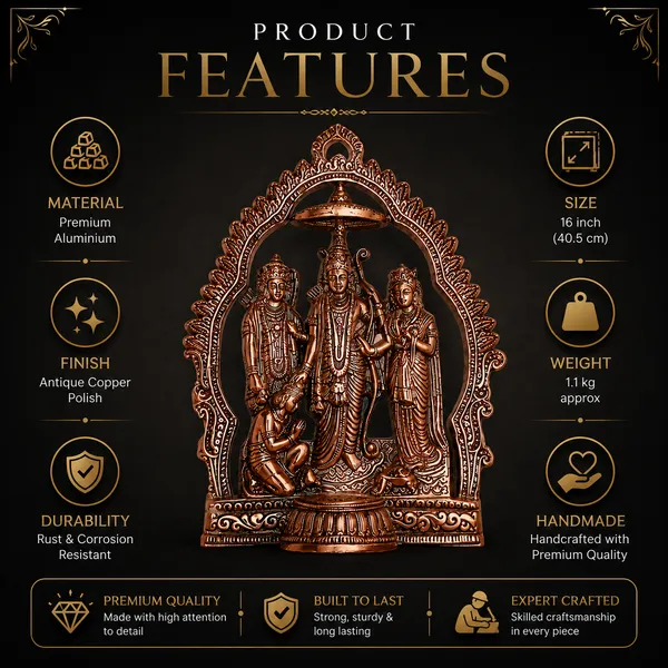 _Ram_Darbar_Statue_with_Decorative_Arch_&_Bell,_1.1kg_|_Lord_Rama_Sita_Lakshman_Hanuman_Idol_for_Pooja_Home_Decor_&_Gifting