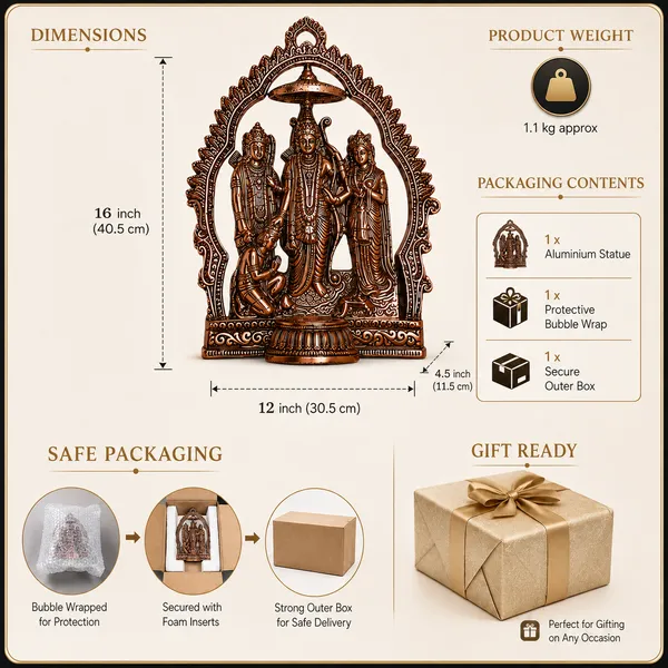 _Ram_Darbar_Statue_with_Decorative_Arch_&_Bell,_1.1kg_|_Lord_Rama_Sita_Lakshman_Hanuman_Idol_for_Pooja_Home_Decor_&_Gifting