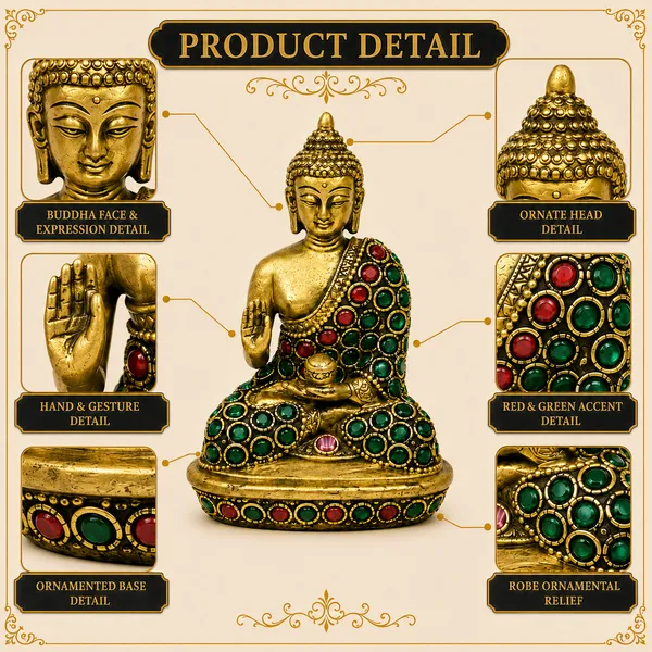 Brass_Buddha_Statue_with_Intricate_Stone_Work_and_Ornate_Round_Base_|_Premium_Gautama_Buddha_Idol_for_Home,_Office_&_Pooja_Decor