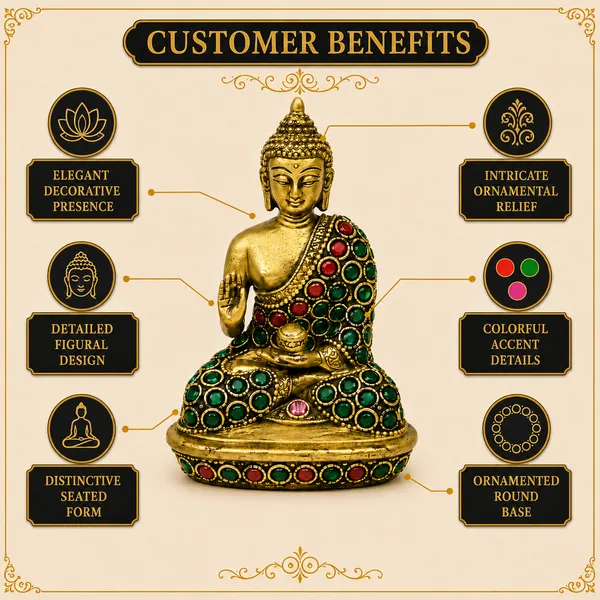 Brass_Buddha_Statue_with_Intricate_Stone_Work_and_Ornate_Round_Base_|_Premium_Gautama_Buddha_Idol_for_Home,_Office_&_Pooja_Decor