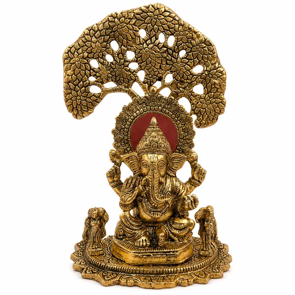 _Ganesha_Idol_with_Decorative_Arch_|_Antique_Golden_Finish_Lord_Ganesha_Statue_for_Home_Temple,_Puja_Room_&_Home_Decor